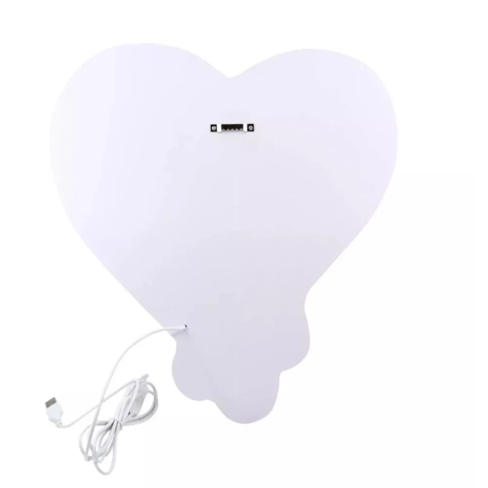 New View Dripping Heart Light Up‎ Neon Wall Mirror | Pink | Brand New